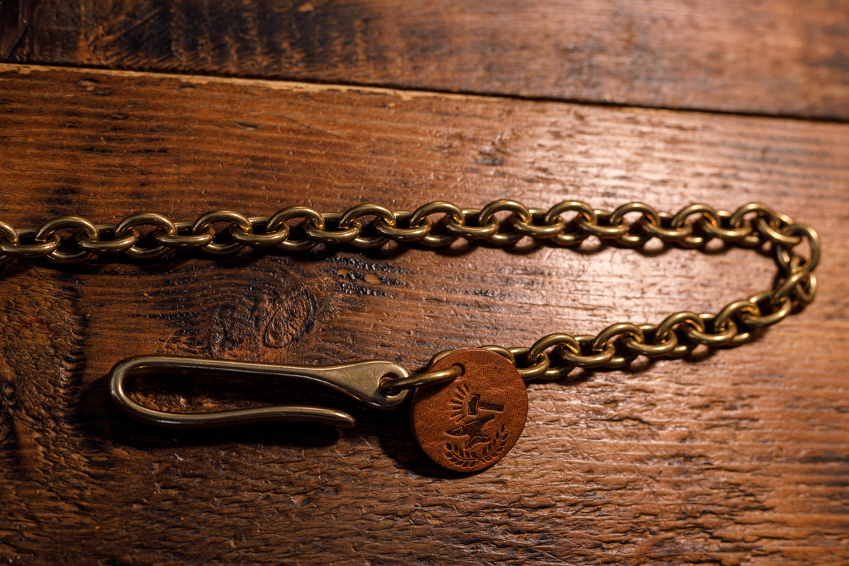 TRI Solid Brass Wallet Chain – The Real Intellectuals Store