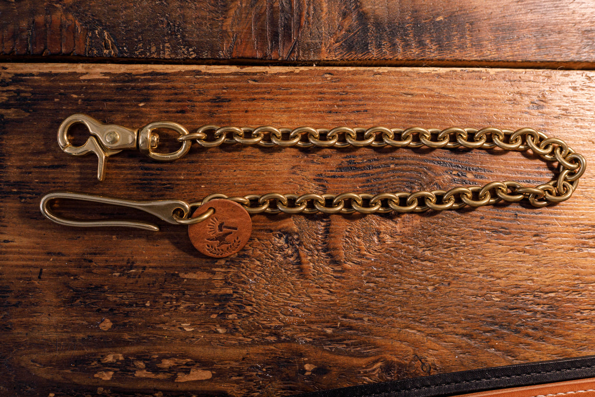 TRI Solid Brass Wallet Chain – The Real Intellectuals Store