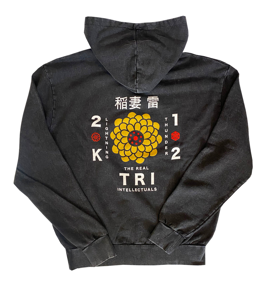 TRI BOSOZOKU - ACID WASHED Oversized Hoodie – The Real