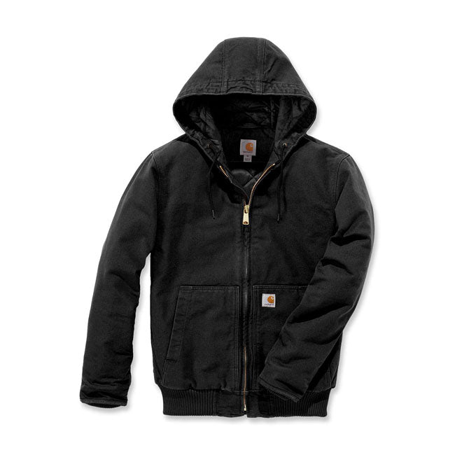CARHARTT - WASHED DUCK INSULATED ACTIVE JACK CARHARTT®BLACK – The