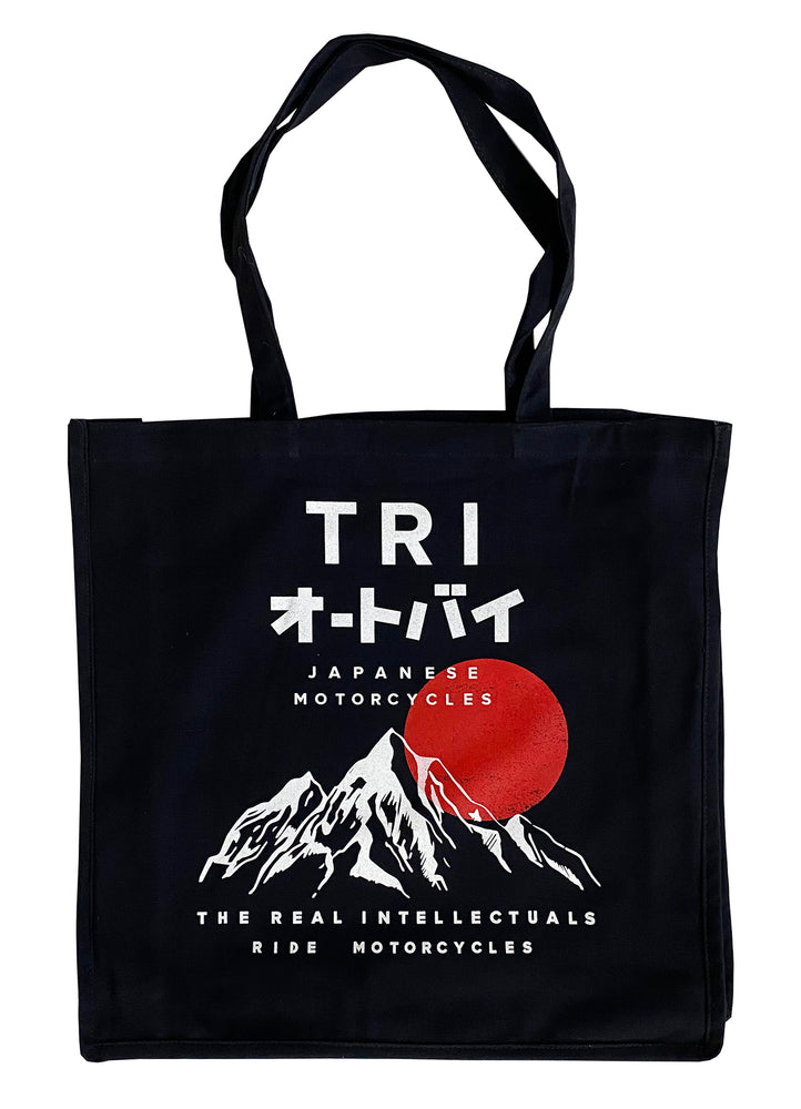 TRI -  JAPANESE TOTE BAG - BLACK