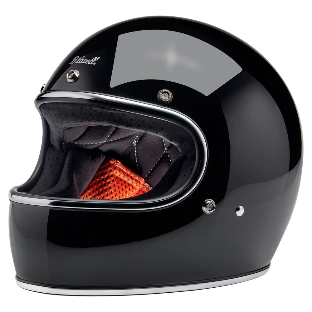 BILTWELL GRINGO ECE R22.06 HELMET - GLOSS BLACK