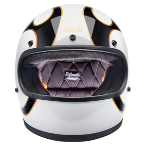 
                  
                    BILTWELL GRINGO ECE R22.06 HELMET - GLOSS WHITE / BLACK FLAMES
                  
                