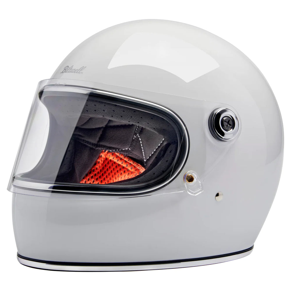 BILTWELL GRINGO S ECE R22.06 HELMET GLOSS WHITE The Real