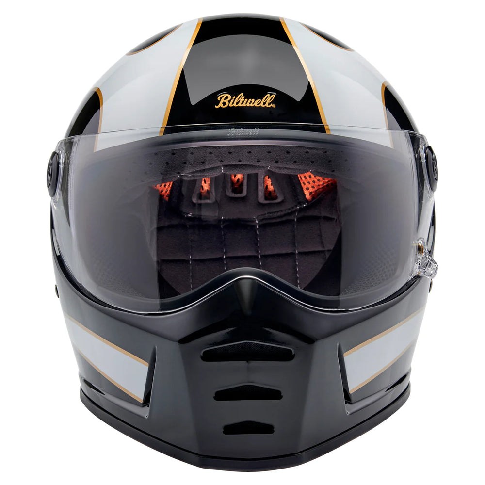 
                  
                    BILTWELL LANE SPLITTER ECE R22.06 HELMET - GLOSS BLACK / GLOSS WHITE FLAMES
                  
                