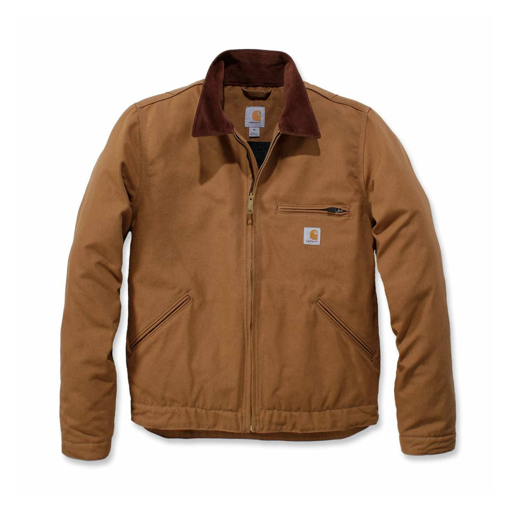 CARHARTT - DUCK DETROIT JACKET - BROWN