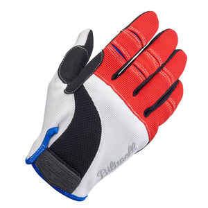 
                  
                    BILTWELL MOTO GLOVES - RED/WHITE/BLUE
                  
                