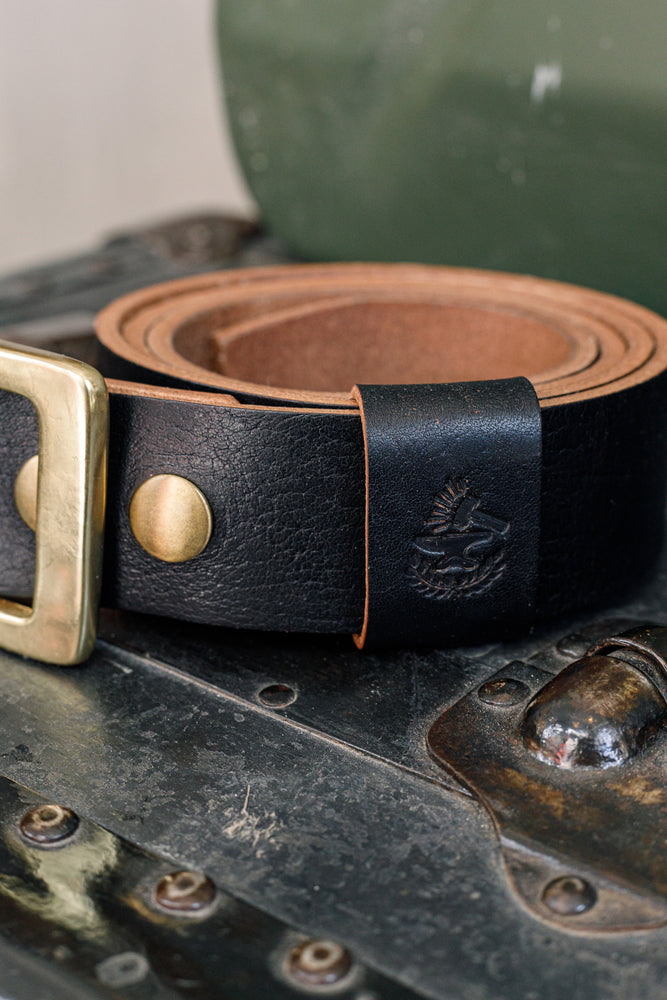 
                  
                    TRI Handcrafted Heavy Leather Belt - Black
                  
                