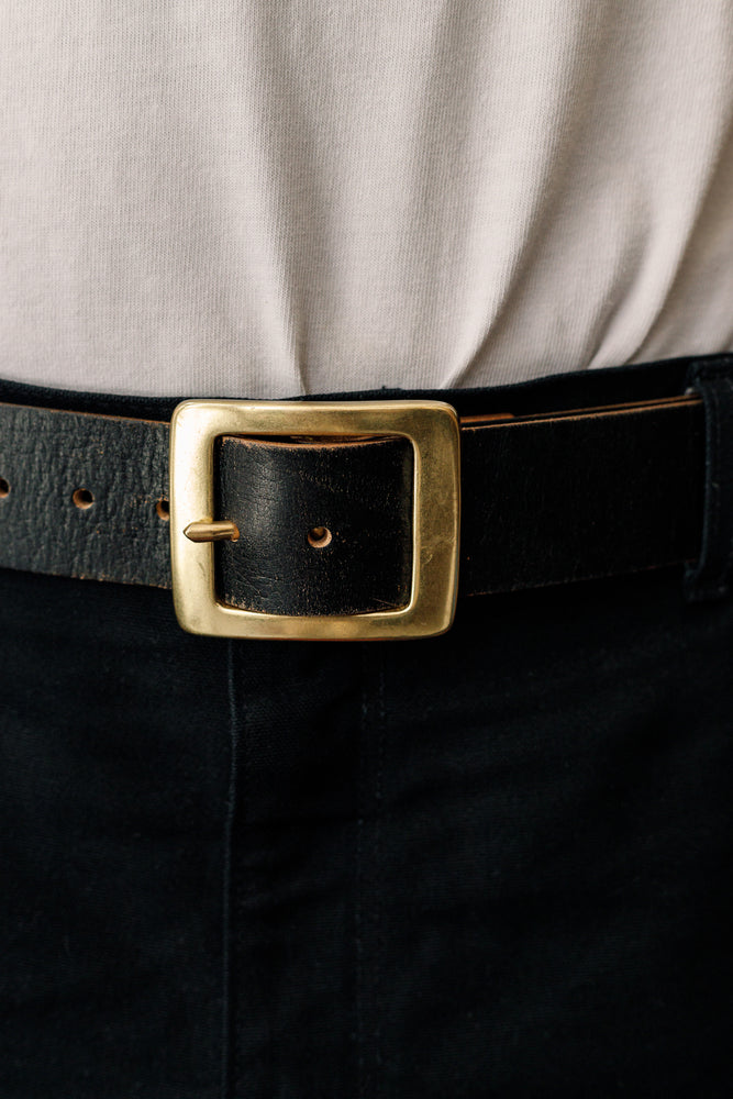 
                  
                    TRI Handcrafted Heavy Leather Belt - Black
                  
                