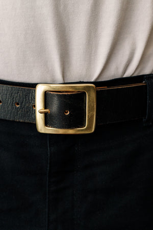 
                  
                    TRI Handcrafted Heavy Leather Belt - Black
                  
                