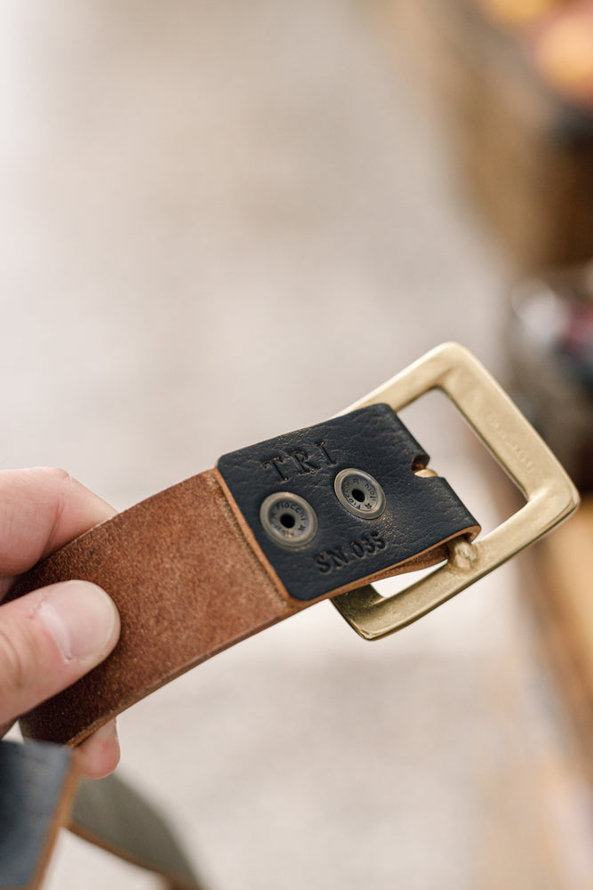 
                  
                    TRI Handcrafted Heavy Leather Belt - Black
                  
                