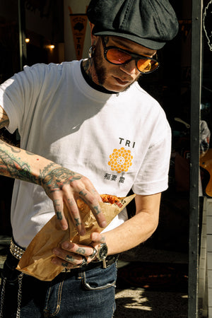 
                  
                    TRI BOSOZOKU TEE - Heavy Oversized - White
                  
                