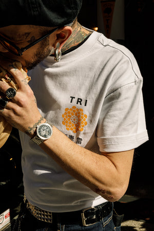
                  
                    TRI BOSOZOKU TEE - Heavy Oversized - White
                  
                