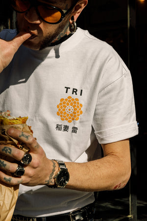 
                  
                    TRI BOSOZOKU TEE - Heavy Oversized - White
                  
                