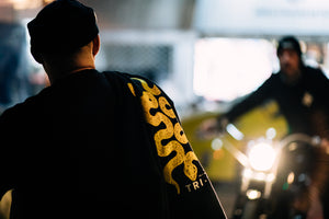 
                  
                    TRI GO NO SEN - EMBROIDERED HEAVY COLLEGE JACKET
                  
                