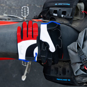 
                  
                    BILTWELL MOTO GLOVES - RED/WHITE/BLUE
                  
                