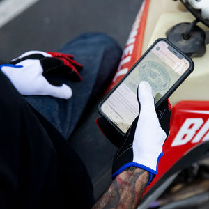 
                  
                    BILTWELL MOTO GLOVES - RED/WHITE/BLUE
                  
                