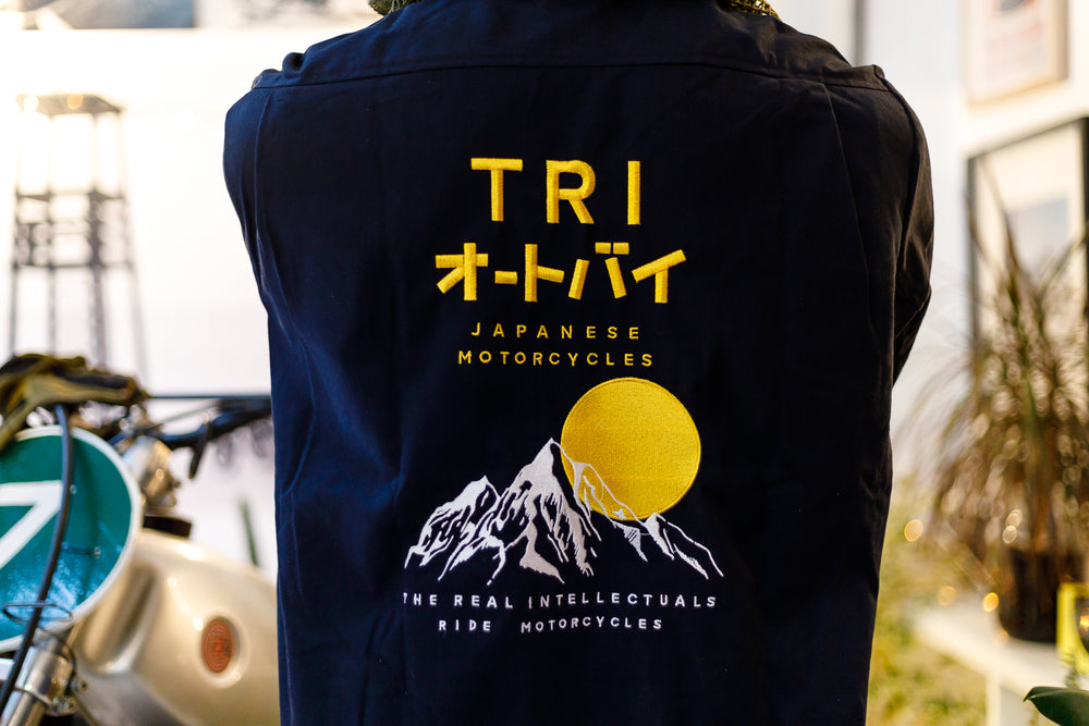 
                  
                    TRI JAPAN - EMBROIDERED WORKWEAR JACKET - NAVY BLUE
                  
                