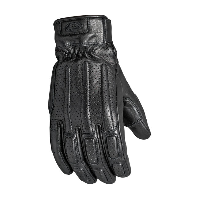 ROLAND SANDS ROURKE LEATHER GLOVES - BLACK