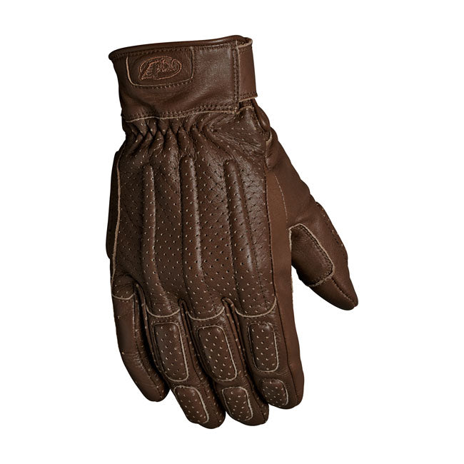 ROLAND SANDS ROURKE LEATHER GLOVES - TOBACCO