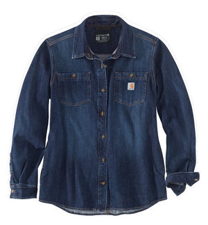 
                  
                    CARHARTT MIDWEIGHT WOMEN DENIM SHIRT
                  
                