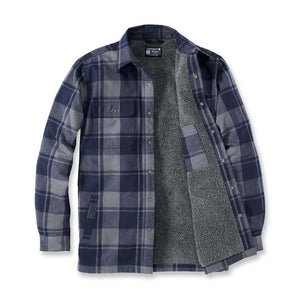 
                  
                    CARHARTT - FLANNEL SHERPA-LINED SHIRT NAVY
                  
                