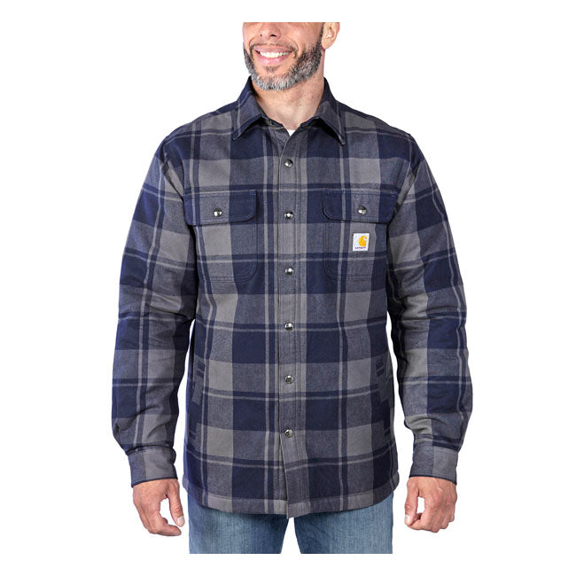 
                  
                    CARHARTT - FLANNEL SHERPA-LINED SHIRT NAVY
                  
                