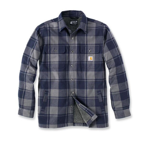 Carhartt sherpa deals lined flannel