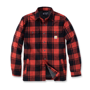 
                  
                    CARHARTT - FLANNEL SHERPA-LINED SHIRT RED OCHRE
                  
                