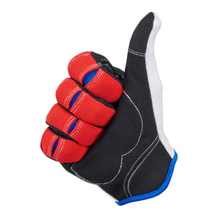 
                  
                    BILTWELL MOTO GLOVES - RED/WHITE/BLUE
                  
                