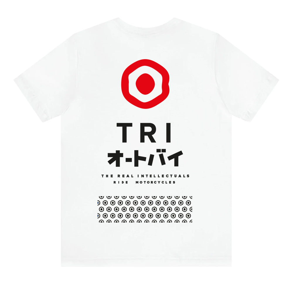 TRI JAPANESE KAME TEE - Heavy Oversized - White