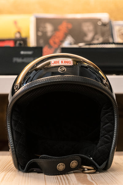 JOE KING 400 Gloss Black & Brass