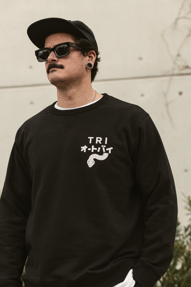 
                  
                    TRI - GO NO SEN - Sweatshirt Black
                  
                