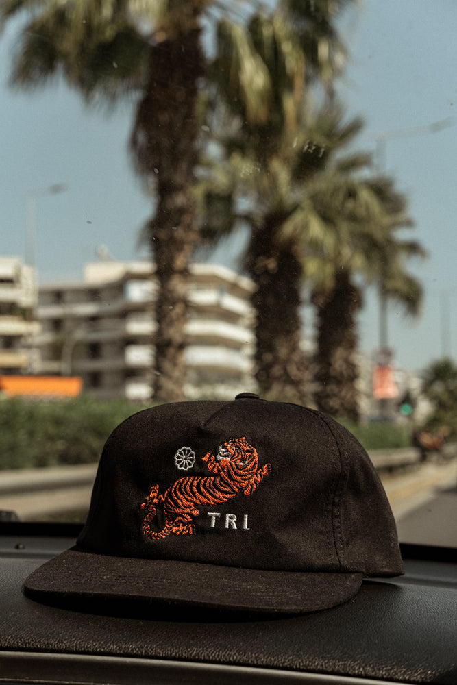 
                  
                    TRI - “TORA” EMBROIDERED CAP - BLACK
                  
                