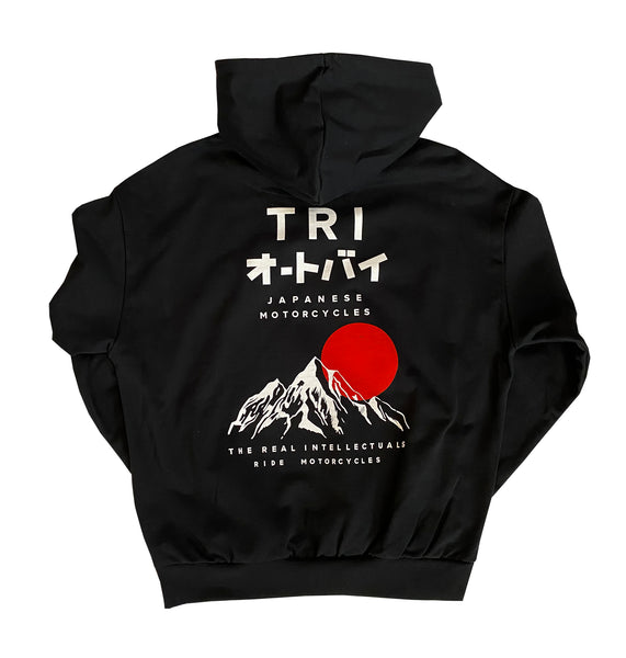yaponskii 　hoodie 00’s archive TRI JAPANESE MOTOR - ULTRA HEAVY HOODIE - BLACK – The Real