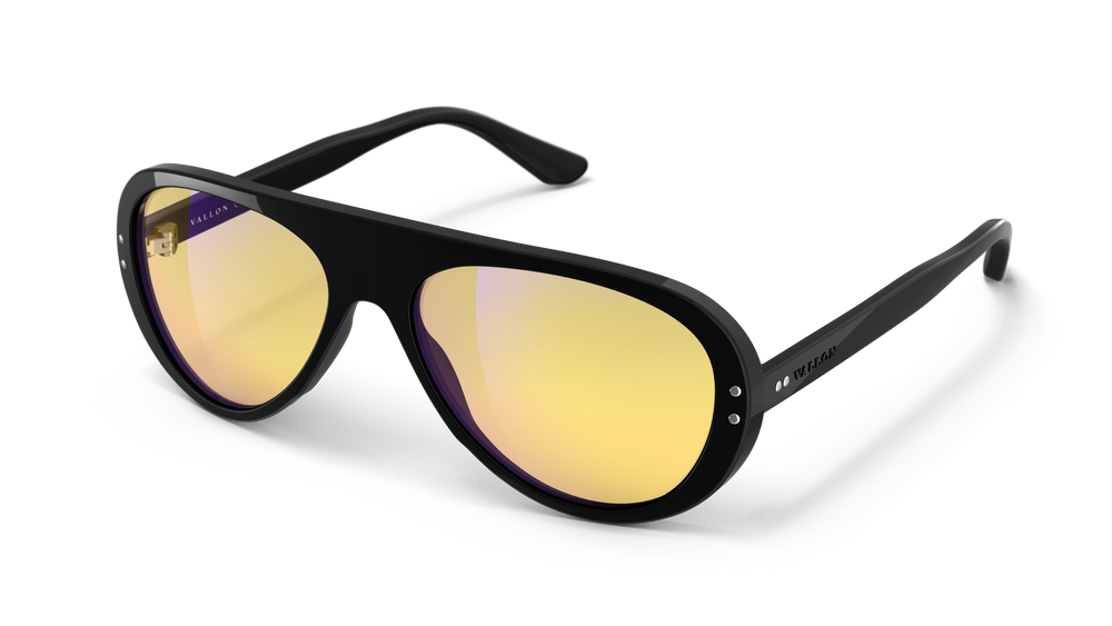 
                  
                    VALLON - Moto Aviators - Black / Yellow
                  
                