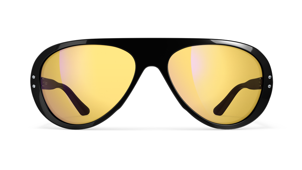 VALLON - Moto Aviators - Black / Yellow