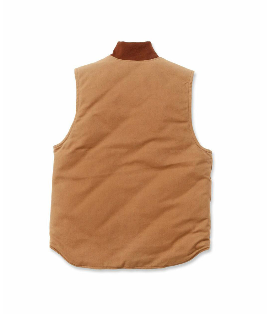 Carhartt Duck Vest Arctic Quilt Lined Brown - Main Image