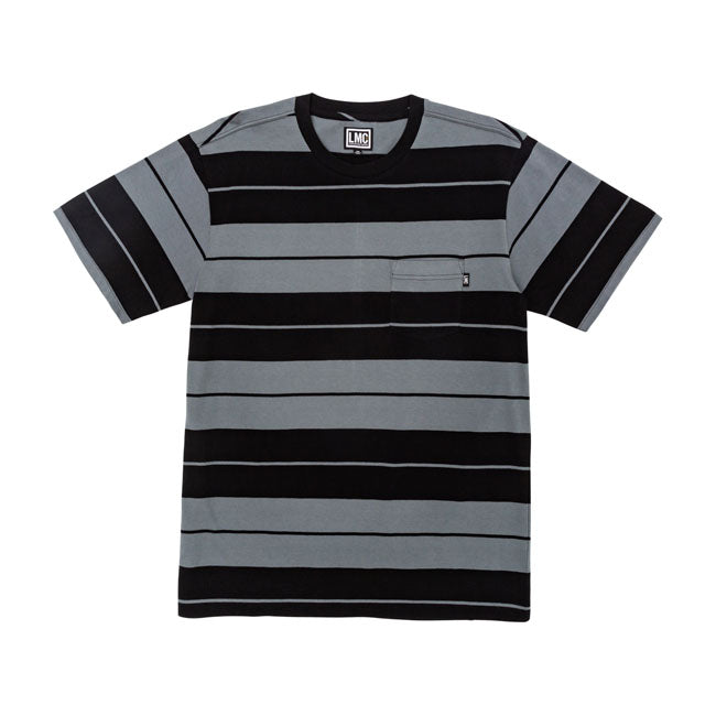LOSER MACHINE - CAMPO T-SHIRT - CHARCOAL/BLACK