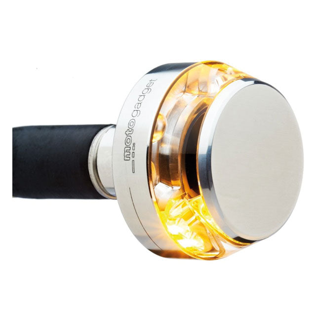 
                  
                    Motogadget m-Blaze Disc Bar End LED Turn Signal - POLISHED
                  
                