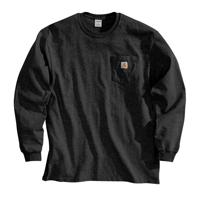 CARHARTT POCKET LONGSLEEVE - BLACK