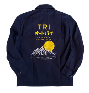 
                  
                    TRI JAPAN - EMBROIDERED WORKWEAR JACKET - NAVY BLUE
                  
                