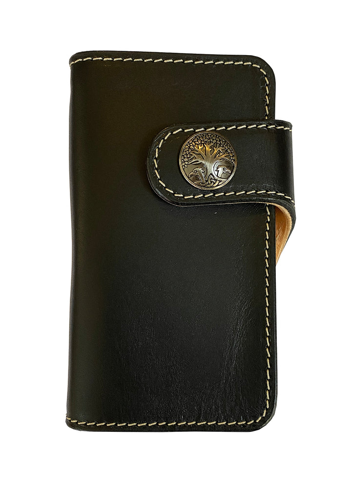 
                  
                    TRI of Life- Leather Wallet - Black
                  
                