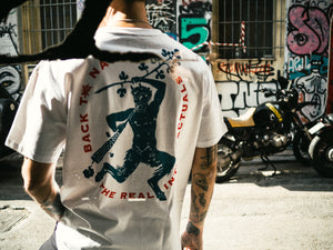 
                  
                    BACK TO NATURE - Heavy Oversized - White / Red / Petrol
                  
                