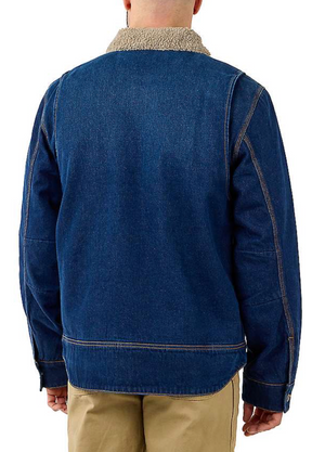 
                  
                    CARHARTT - RELAXED FIT DENIM SHERPA-LINED JACKET
                  
                