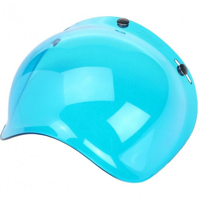 BILTWELL BUBBLE SHIELD - BLUE