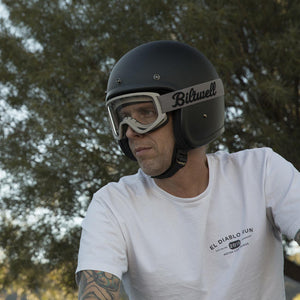 BILTWELL MOTO 2.0 GOGGLE SCRIPT TITANIUM The Real
