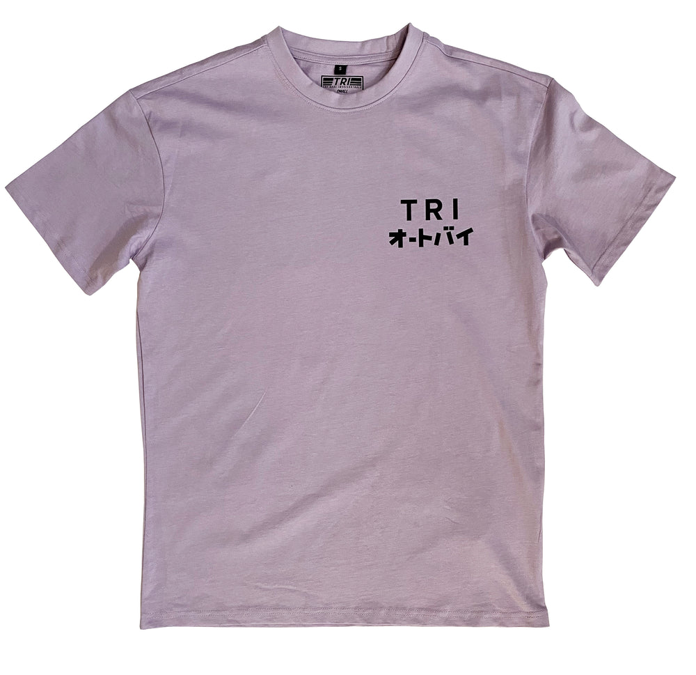 
                  
                    TRI JAPANESE MOTOR TEE - Heavy Oversized - Lilac
                  
                