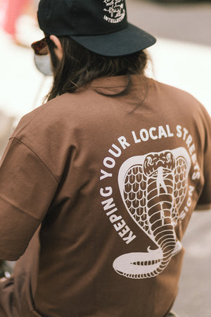 
                  
                    KEEPING YOUR LOCAL STREETS NOISY - Heavy Oversized - Brown
                  
                